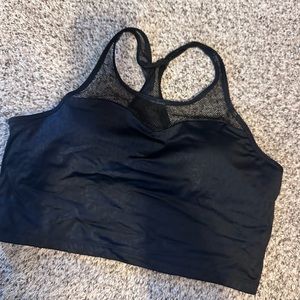 Kiava Black Leopard Mesh Swim Top